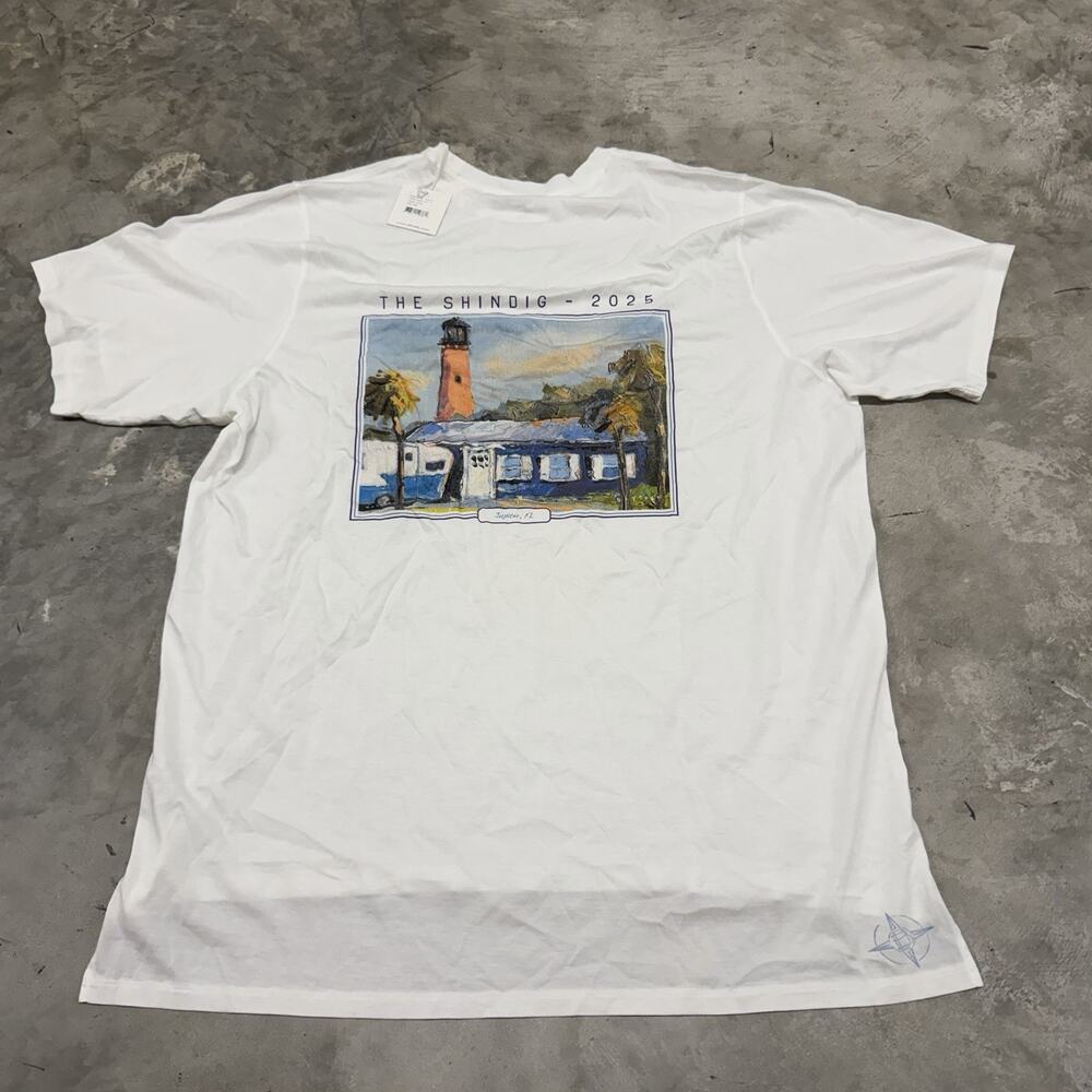 The Bungalow Jupiter FL B. Draddy Dewey Pocket Tee T-Shirt Men’s XL NWT Golf